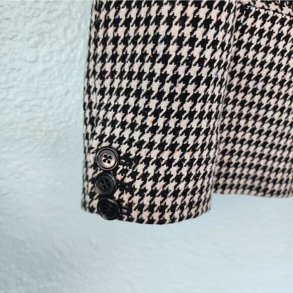 J crew wool blend plaid hook front closure blazer - Picture 2 of 11